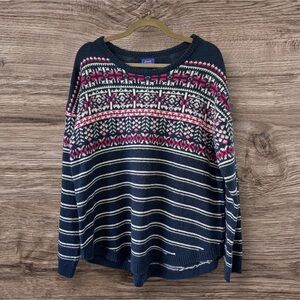 Le Tigre Women's Nordic Style Sweater Size XL